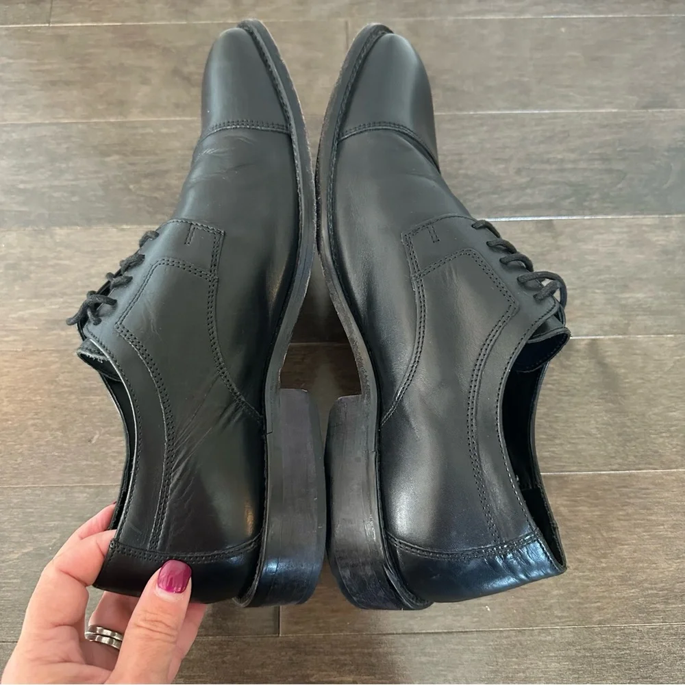 J. Murphy by Johnston & Murphy Men's Black Oxford Cap Toe Classic Size 9W